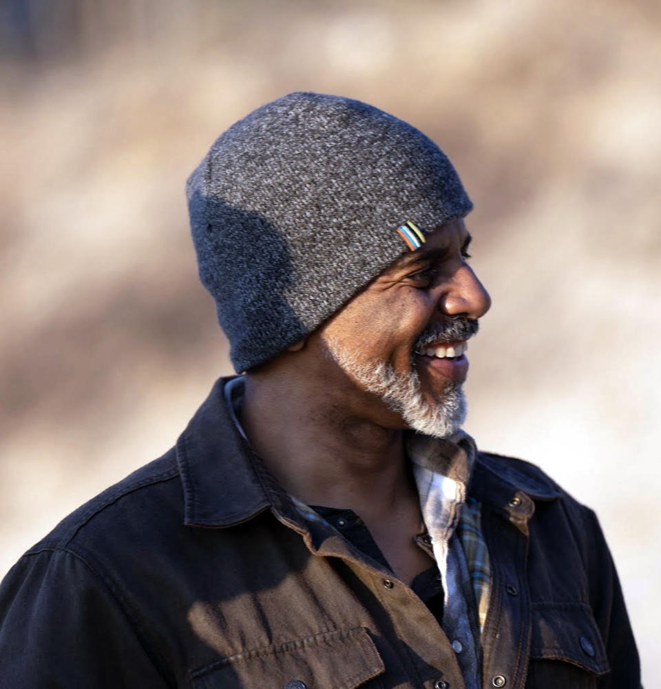 Image of Brent Harris smiling in the sun